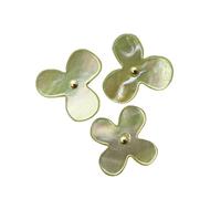 Cohana - Yellow Flower Push Pins of Oyster Shell - 3 Pieces