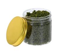 COHEALI 1 Bottle 185ml Miniature Grass Powder for Diorama Static Grass Model Railway Scenery, Plastic Coarse Particles Realistic Detailing for Layout and Scenery DIY