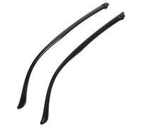 COHEALI 1 Pair Black Plastic Eyeglass Replacement Arms with No Screw Design and Clip on Mechanism, Lightweight Comfort and Secure Attachment for Quick Sunglasses Temple Repairs