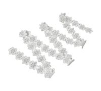 COHEALI 1 Roll Embroidered Flower Lace Ribbon Trim Floral Lace Trim with Pearls Golden Handmade Beaded Applique Intricate Elegant 3D Flowers for Wedding Dress Embellishments DIY Dress