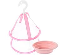COHEALI 1 Set Makeup Brush Cleaning with Silicone Pad and Hanging Drying Net for Brushes Sponges Powder Applicators Hang Cosmetic Tool Cleaner and Dryer