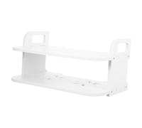 COHEALI 1 Set Projector Bracket Small Hinge Hinge Storage Basket Drain Basket Punch- Router Water-retaining Palette Organizer Bracket Wall Projector High Tack Tape Plastic White