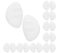 COHEALI 10 Pairs Soft Silicone Glasses Nose Pads with Double Hole Design for Comfortable Fit and Reduced Nose Burden Accessories for Eyeglasses