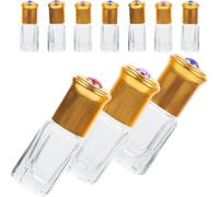 COHEALI 10 Pcs Glass Roller Bottles for Perfume and Essential Oils, Lightweight Portable Glass Bottles with 3ml Capacity, for Travel and Daily Use by Women Random Color