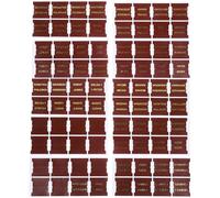 COHEALI 10 Sheets Bible Reading Index Tab Stickers Leather Bible Tabs Easy-to-Read Font Visible Gold Foil Embossed High-end Leather Material and Book Accessories