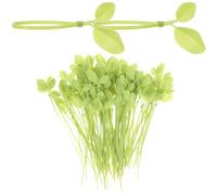 COHEALI 100 Pcs Leaf-Shaped Nylon Cable Ties Zip Ties for Wire Binding Colorful Decorative for Home and Office Cord Management