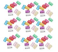 COHEALI 100pcs Adjustable Aluminium Hair Beads for Braids and Dreadlocks Colourful Hair Braid Rings to Jazz for New Year and Christmas Accessories