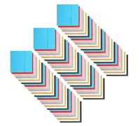 COHEALI 100pcs Invitation Cards Envelops Kraft Paper Envelopes 10 * 10cm Practical Odor Free Assorted Color Envelopes for Deliver to Someone Bank Cards and Trinkets