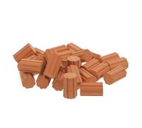 COHEALI 100pcs Mini Roman Pillars 1:16 Scale Pottery Clay Gr olumn Sculptures with High-precision Brick Interfaces and Flexible Scene Building for Dollhouse and Urban Planning Displays