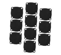 COHEALI 10pcs Air Compressor Pressure Switch Diaphragm Pad, Black Rubber Gasket Seal for Automatic Pump Valve Plate Replacement, Versatile Compatibility