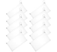 COHEALI 10pcs B6 Thickened File Bags 21x3x12cm Large Capacity Document Organizer for Office Stationery Storage and Pencil Case, Portable Multipurpose Pen Pouch for Students