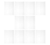 COHEALI 10pcs Clear Book Covers Thick Reusable Protective Jackets for Books School Library Textbooks