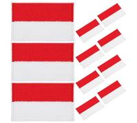 COHEALI 10pcs Indonesia Flag Embroidered Iron-on Patches, Lightweight Polyester National Flag Patch Authentic Indonesian Design, Easy to Store for Travel and DIY on Backpacks and Outdoor
