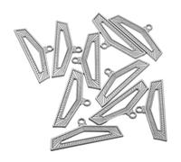 COHEALI 10pcs Medal Buckle Ribbon Horizontal Design Zinc Alloy Metal Convenient Ribbon Accessories Secure Medal Attachment for Community Sports Events Trophy and Display