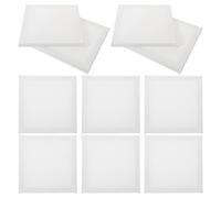 COHEALI 10pcs Oil Paint Canvas Kit Cotton Canvas Panels with Sturdy Wood Oil Painting Frame White Strong Material Endless Creativity for Artists and Hobbyists Living Room Office
