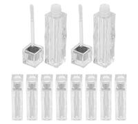 COHEALI 10pcs Refillable 3.5ml Liquid Lipstick Container with Crystal Wave-shaped Design, Lightweight and Easy to Fill Lip Gloss Tube for DIY Enthusiasts, for Daily Use and Special Events