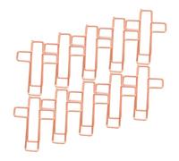 COHEALI 10pcs Rose Gold Cross Paper Clips Metal Creative Shaped Document Clips Office Supplies for Journaling and Party Decoration