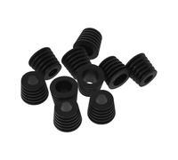COHEALI 10pcs Silicone Wine Stopper Bottle Plugs Black with Beautiful Appearance Prevent Leaks Preserve Freshness Reusable for Wine Bottles in Homes and Clubs