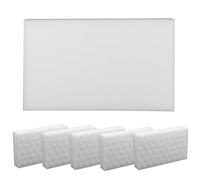 COHEALI 10pcs Vinyl Record Cleaner Sponge with High Hardness and Strength, White Melamine Cleaning Pads for Dust Removal on Record Players and Turntables