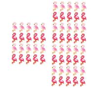 COHEALI 120pcs Flamingo Phone Case Charms Adornments for Phone Shell Craft Projects Hair Accessories Cute Flamingo Design for Festivals and Creative Decor