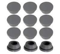 COHEALI 12pcs Air Conditioner Drain Plug Set 20mm Silicone Rubber Hole Plugs for Ac Unit Drain Stopper Replacement Hole Sealers for Home and Commercial Air Conditioning