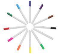 COHEALI 12pcs Fine Point Acrylic Paint Markers for Scrapbooking Drawing and Crafts Multi-surface Paint Pens for Vibrant Colors for Artists