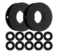 COHEALI 12pcs Plastic Sewing Machine Bobbins Large Capacity Empty Spools for Thread Storage Compatible with Various Models for Household and Factory Use