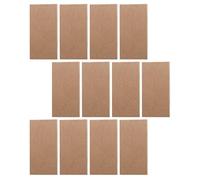 COHEALI 12pcs Portable Mini Pocket Notepads Made of Kraft Paper for Scheduling and Note Taking, Khaki Colour, for Education and Everyday Use