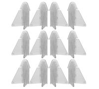 COHEALI 12pcs Safety Sliding Window Locks for Home Environment, Abs Material with Universal Fit and Effortless Installation, Invisible Design Window Restrictors