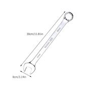 COHEALI 14pcs 8-24Mm Professional Steel Combination Wrench Set Adjustable Spanner and Ratchet Wrench for Home Repair Carrying Bag