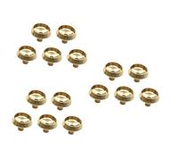 COHEALI 15 Pcs Backflow Incense Base Incense Stick Burner Incense Cone Support Incense Cone Tray Incense Cones Holder Backflow Incense Head Base Incense Trays Brass Incense Sticks Hob