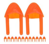 COHEALI 150Pcs Orange Plastic Bird Beak DIY Accessories Fake Chick Mouth Crafting Supplies for Animal Doll Making and Chicken Decorations