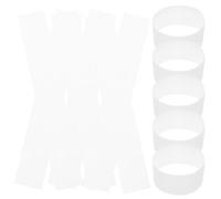 COHEALI 150pcs Paper Currency Straps Self-adhesive Money Bands White Offset Paper Bundling Performance Professional Appearance for Cash Handling in Financial Institutions