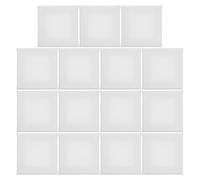 COHEALI 15pcs Mini Cotton Canvas Panels 10x10cm Small Square Painting Boards Bulk Set for Art DIY Craft Supplies Home Decor