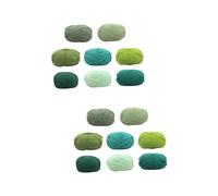 COHEALI 16 Rolls Cotton Yarn for Dishcloths Yarn for Knitting Crochet Scarf Yarn Wool Yarn Crochet Yarn Cotton for Colored Knitting Wool Yarn Child Gradient Sewing