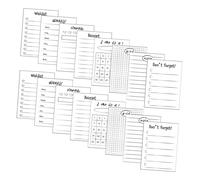 COHEALI 16pcs Nonstick Small Memo Pads Set with Cartoon Designs, Portable Message Recording Paper for Students and Office, Practical to Do List and Note Taking Pads