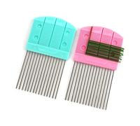 COHEALI 1pc Paper Quilling Tool with High Elastic Comb Teeth Portable Paper-Rolling Knitting Machine Quilling Comb for Crafting and Weaving Projects Pink