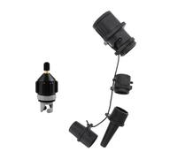 COHEALI 2 Pcs Kayak Hose Converter Adaptor Lightweight Copper Rubber Plastic Anti-leakage Pump Adapter for Sup Hand Pump Boat Accessories Water Sports