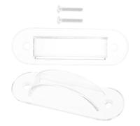 COHEALI 2 Pcs Transparent Wall Switch Guards Plate Covers with Screws Childproof Light Switch Extenders for Safety and Leakage Protection Fit in Home and Office