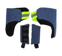 COHEALI 2 Set Underarm Crutch Pads with Thickened Padding and Open Cuff Design, Soft Oxford Cloth and Elastic Strap, Anti-Slip Hand Grip Covers for Walking Crutches, for Daily Use Comfort