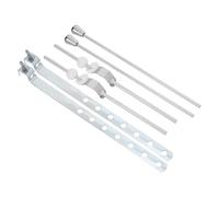 COHEALI 2 Sets Bathroom Sink Drain Lift Rods, Replacement Pivot Rod Assembly with Pop up Drain Stopper Lever Kit, Iron Material, Corrosion Resistant, Widely Compatible for Home and Hotels,