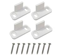 COHEALI 2 Sets Floor Guide Set Door Stopper White Pom Prevent Anti-Collision Heavy Duty Hardware Installed on The Floor for Sliding Barn Door Random Color