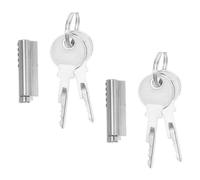 COHEALI 2 Sets Heavy Duty Cylinder Fridge Lock with Keys Refrigerator Door Locks for Glass Display Cabinets Retail Freezer Security with Low Temperature Endurance and Fast Access