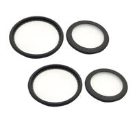 COHEALI 2 Sets of Black Pvc Stethoscope Membrane Diaphragm Covers Compatible Brands and Models, Maintaining Stethoscope Functionality for Adult and Paediatric Use