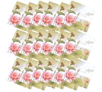 COHEALI 20 Sheets Flower Paper Napkins Disposable Printed Paper Napkins Lightweight Tabletop Decoration for Placemat Party