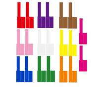COHEALI 20 Sheets Self-Adhesive Cable Labels with Colorful Printable Design for Wire and Cord Management, Simple and Efficient, Suitable for Homes and Offices