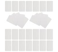 COHEALI 200pcs Blank White Study Flash Cards Double Sided Paper Cardstock for Learning in Multiple Languages and Classroom Organised Sorting
