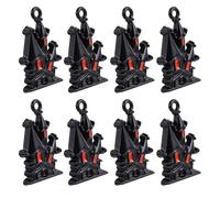COHEALI 20pcs Black Alloy Castle Charms for DIY Jewelry Making, Eye-catching Halloween Pendants Suitable for Bracelets and Anklets, Unique Haunted House Accessories