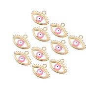 COHEALI 20pcs Devil Eye Charms Hollow Pendant Jewelry Making Accessories for Bracelets Necklaces and Crafts Unique Fashion Eye Ornaments for Creative Projects