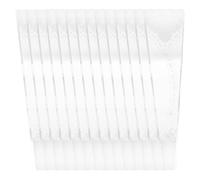 COHEALI 20Pcs Lace Floral Wrapping Bags Bouquet Sleeves for Roses Cream White Single Stem Flower Packaging Bags for Mother’S Day Valentine’S Day Florist Use